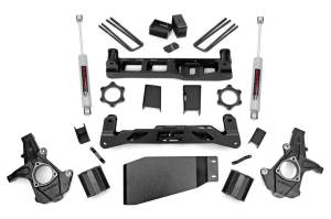 Rough Country Suspension Lift Kit w/Shocks 5 in. Lift Incl. Strut Spacers Rear N3 Shocks  -  26230