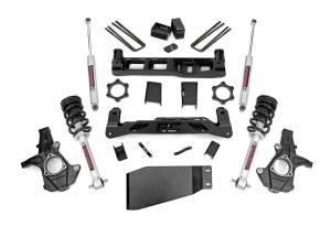 Rough Country Suspension Lift Kit w/Shocks 5 in. Lift Incl. Lidted Struts Rear N3 Shocks  -  26231