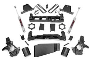 Rough Country Suspension Lift Kit 7.5 in. Upper Strut Spacers  -  26430