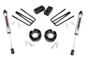 Rough Country Suspension Lift Kit w/Shocks 3.5 in. Lift Incl. Strut Spacers Rear V2 Monotube Shocks  -  26870