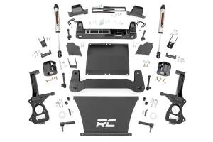 Rough Country Suspension Lift Kit w/Shocks 4 in. Lift Incl. Strut Spacers Rear V2 Monotube Shocks Trailboss/AT4  -  27570