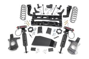 Rough Country - Rough Country Suspension Lift Kit 7 in. w/Vertex Coilovers Lifted Knuckles Strut Spacers Front/Rear Crossmember  -  28750 - Image 1