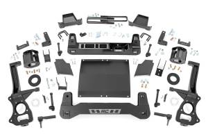 Rough Country Suspension Lift Kit 6 in. Strut Spacers Lifted Knuckles Front/Rear Crossmember  -  29900D