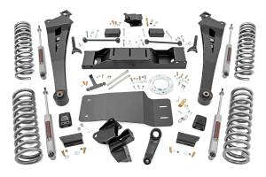 Rough Country Suspension Lift Kit 5 in. Lift Dual Rate Front And Rear Coil Springs Radius Arm  -  38330