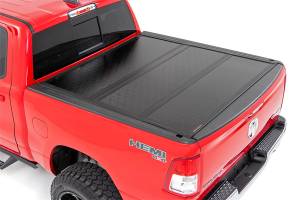 Exterior - Tonneau Covers - Rough Country - Rough Country Hard Tri-Fold Tonneau Bed Cover  -  47320550