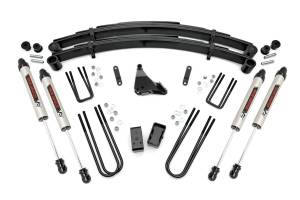 Rough Country Suspension Lift Kit Includes Valved N3 Series Shock Absorbers Lifted Leaf Springs  -  49570