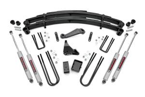 Rough Country Suspension Lift Kit w/Shocks 6 in. Lift Incl. Leaf Springs  -  49630