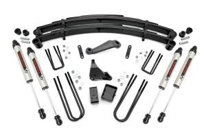 Rough Country Suspension Lift Kit Includes Valved N3 Series Shock Absorbers Lifted Leaf Springs  -  49670