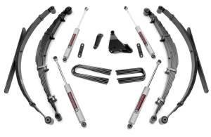 Rough Country Suspension Lift Kit w/Shocks 6 in. Lift Incl. Leaf Springs  -  49730