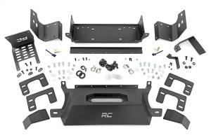 Rough Country Hidden Winch Mounting Plate Incl. Winch Tray Winch Skid Plate Winch Controller Extension  -  51065