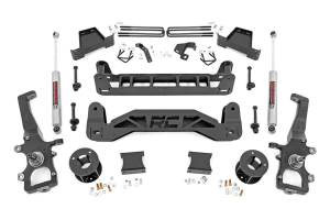 Rough Country - Rough Country Suspension Lift Kit w/Shocks 6 in. Lift Kit Rear Premium N3 Series Shocks Incl. Hardware  -  52430 - Image 1