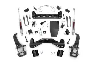 Rough Country Suspension Lift Kit w/Shocks 4 in. Lift  -  54720