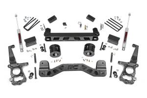 Rough Country Suspension Lift Kit w/Shocks 4 in. Lift Premium N3 Shocks  -  55130