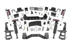 Rough Country Suspension Lift Kit w/Shocks 6 in. Lift Incl. Knuckles  -  55750