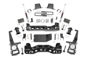 Rough Country Suspension Lift Kit 4 in. Lifted Knuckles  -  57430