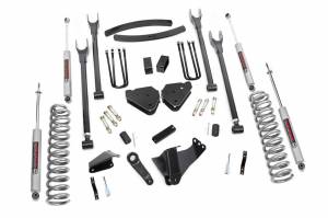 Rough Country - Rough Country 4-Link Suspension Lift Kit w/Shocks 6 in.  -  579.20
