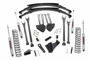 Rough Country - Rough Country 4-Link Suspension Lift Kit w/Shocks 6 in.  -  582.20