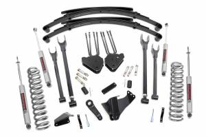 Rough Country - Rough Country 4-Link Suspension Lift Kit w/Shocks 8 in.  -  590.20