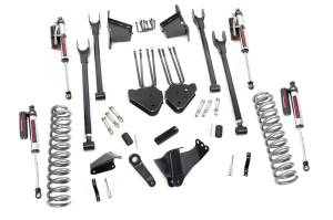 Rough Country Suspension Lift Kit w/Shocks 8 in. 4 Link w/Vertex Shocks  -  59150