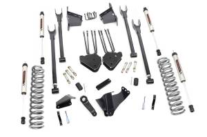 Rough Country Suspension Lift Kit 8 in. Lift Blocks 4 Link w/V2 Shocks  -  59170