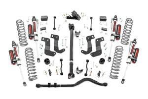 Rough Country Suspension Lift Kit 3.5  Adjustable Lower Control Arms Front/Rear Coil Springs w/Linear Coil Rate  -  65450