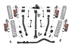 Rough Country Suspension Lift Kit 3.5  Adjustable Lower Control Arms Front/Rear Coil Springs w/Linear Coil Rate  -  65550