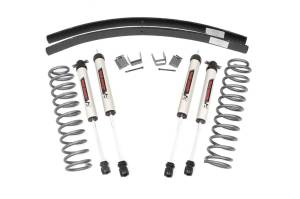 Rough Country Series II Suspension Lift System w/Shocks 3 in. Lift Incl. V2 Monotube Shocks And Add-a-Leafs  -  67070