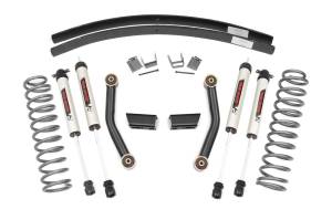 Rough Country Series II Suspension Lift Kit 3 in. Lift Incl. V2 Monotube Shocks Add-A-Leaf And Control Arms  -  670X70