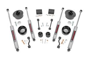 Rough Country Suspension Lift Kit 2.5 in. Lift Incl. Coil Spring Spacer Shock Relocation Bracket Swaybar Links Bump Stops  -  67730