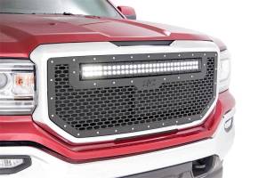 Rough Country - Rough Country Mesh Grille w/LED  -  70158 - Image 3
