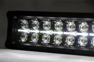 Rough Country - Rough Country Mesh Grille w/LED 30 in. Dual Row Black Series LED w/Amber DRL  -  70158BDA - Image 2