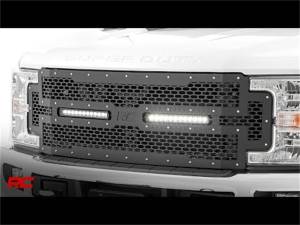 Rough Country - Rough Country Mesh Grille w/LED  -  70216 - Image 5