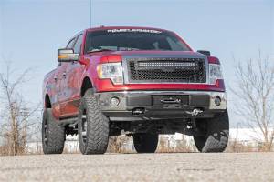 Rough Country - Rough Country Mesh Grille w/LED w/30 in. Dual Row Chrome Series w/Cool White DRL  -  70234 - Image 4