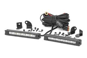 Rough Country - Rough Country Cree LED Lights 6 in. Slimline Pair Chrome Series  -  70406A - Image 3