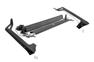 Rough Country LED Light Bar Windshield Mounting Brackets  -  70504BL