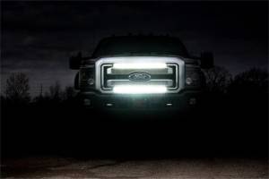 Rough Country - Rough Country LED Grille Kit 30 in. Black Series Cree Single w/Cool White DRL  -  70530BLDRL - Image 4