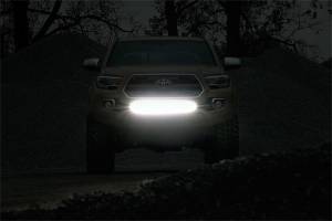 Rough Country - Rough Country LED Bumper Kit 30 in. Incl. Single-Row Cree LED Light Bar Black Series w/Cool White DRL  -  70619BLDRL - Image 4