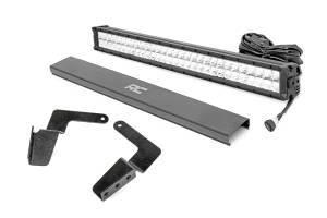 Rough Country - Rough Country LED Bumper Kit 30 in. Chrome Series w/Cool White DRL  -  70652CD - Image 1