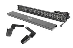 Rough Country - Rough Country LED Bumper Kit 30 in. Black Series w/Cool White DRL  -  70652DRL - Image 1