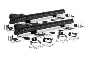 Exterior - Grilles - Rough Country - Rough Country LED Grille Kit 30 in. Black Series Cree Pair  -  70771