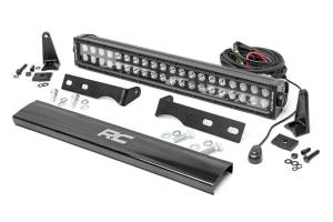 Light Bars & Accessories - Light Bars - Rough Country - Rough Country Hidden Bumper Black Series LED Light Bar Kit  -  70773