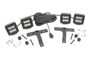 Rough Country LED Light Pod Kit Black Series  -  70822