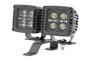 Rough Country - Rough Country LED Light Pod Kit Black Series w/Amber DRL  -  70823 - Image 2