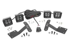Lights - Multi-Purpose LED - Rough Country - Rough Country LED Lower Windshield Ditch Kit  -  70837