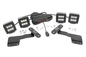 Lights - Multi-Purpose LED - Rough Country - Rough Country LED Lower Windshield Ditch Kit  -  70851