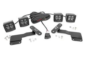 Lights - Multi-Purpose LED - Rough Country - Rough Country LED Lower Windshield Ditch Kit  -  70853