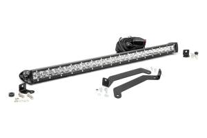 Rough Country LED Bumper Kit 30 in. Chrome Series IP67 Waterproof Rating  -  70864