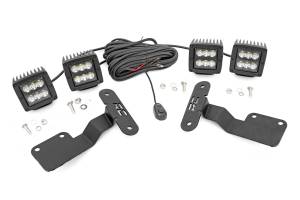 Lights - Multi-Purpose LED - Rough Country - Rough Country LED Lower Windshield Ditch Kit  -  70868