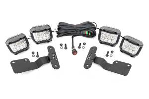 Lights - Multi-Purpose LED - Rough Country - Rough Country LED Lower Windshield Ditch Kit  -  70873