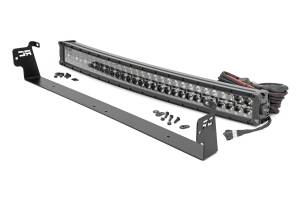 Rough Country - Rough Country LED Bumper Kit 30 in. w/Black Series Amber DRL  -  70881 - Image 1